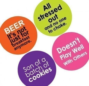 Sassy Sayings and FUNNY QUOTES-ONE INCH ROUND Images-Digital sheet-PDF ...