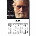 Charles Darwin: Evolution Calendar Print
