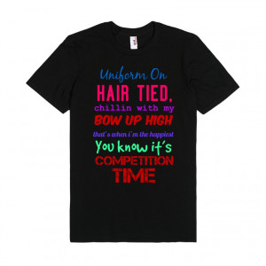 cheerleading competition t-shirt