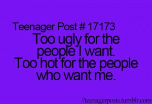 hot, quotes, teenager post, ugly, words
