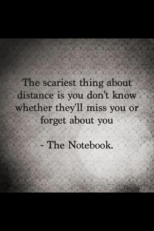The scary thing about distance