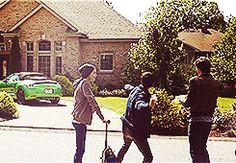 At Monica's house. LOVE this scene!! More