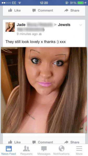21 Girls Who Don't Know What Eyebrows Are Supposed To Look Like