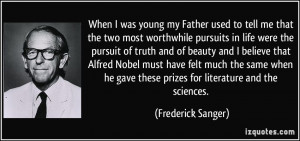 More Frederick Sanger Quotes