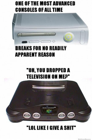 XBox 360 vs Nintendo 64 – nintendo wins hands down