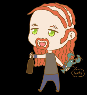 chibi a day 28 pickles the drummer from metalocalypse doodily doo ding ...