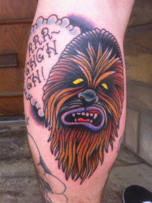 Chewie Tattoo Star Wars Chewbacca Tattoos Designs