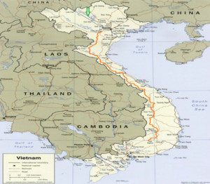 Vietnam Ho Chi Minh Trail Map