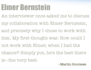 ... an analysis of 27 of Elmer Bernstein's most celebrated works