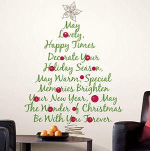 great way to display your favorite famous or funny Christmas quote.
