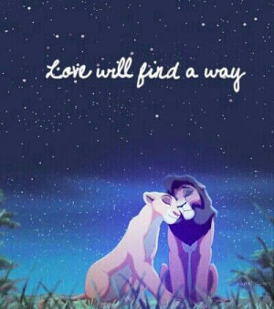 Love will find a way.
