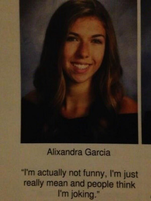 Funny yearbook quotes