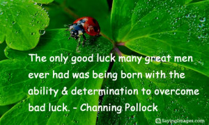 Good Luck Quotes & Sayings