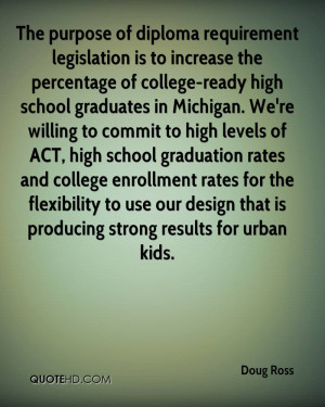 is to increase the percentage of college-ready high school graduates ...