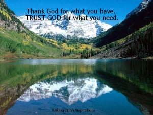 God QUOTES, Trust Quotes, Trust God for what you need. Inspirational ...