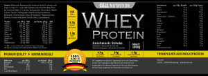 Shop Protein Whey Protein mit 5,7 g BCAA pro Portion