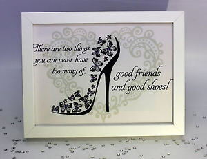 ... -Too-Many-Shoes-Sparkle-Word-Art-Pictures-Quotes-Sayings-Home-Decor