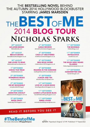 Blog Tour: The Best of Me by Nicholas Sparks