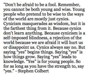 Stephen Colbert Quote