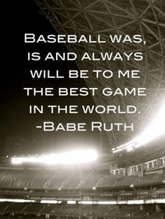 Softball, Baseball Quotes, Basebal Quotes Babes Ruth, Babe Ruth ...