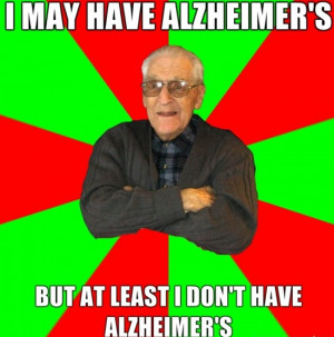 may have Alzheimer’s