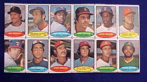 ... SHEET #.8 Steve Carlton, Reggie Jackson, Orlando Cepeda Baseball card