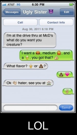 Talk with My Ugly Sister