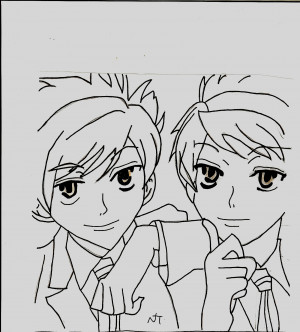 Hikaru and Kaoru Drawings