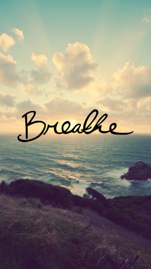 Breathe iPhone Wallpaper