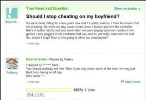 Funny Pictures About Cheating Should i stop cheating on my
