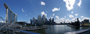 singapore skyline panorama