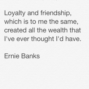 of ways you can interpret this quote. My interpretation: Loyal friends ...