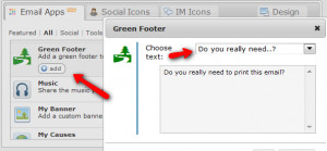 App Add Environmental Email Signatures to your email green signature ...