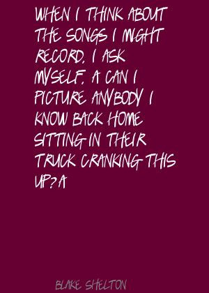blake shelton song quotes