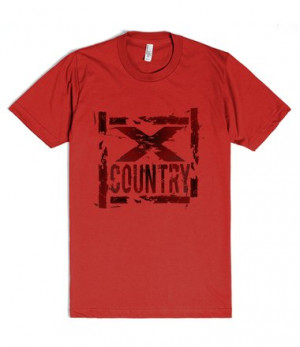 Cool Cross Country T-Shirts - Grunge X Country Tees