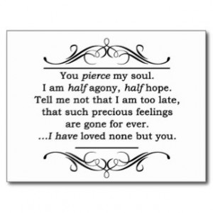 Jane Austen Persuasion Quote Post Card