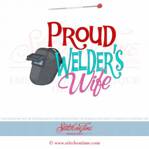 6259 Sayings : Proud Welder's Wife 5x7