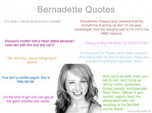 Bernadette Quotes....