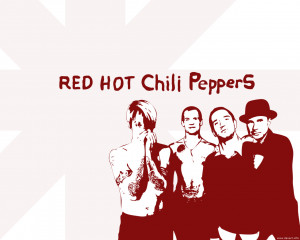 red hot chili peppers background