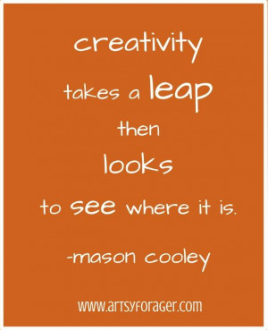 ... , then looks to see where it is. - Mason Cooley #quotes #artsywords