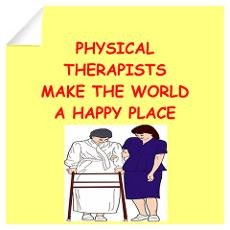 physical therapist Wall Art Wall Decal