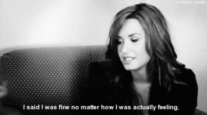 Demi Demi Lovato depressed depression suicide beautiful perfect ...