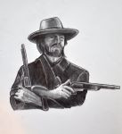 Clint Eastwood as The Outlaw Josey Wales by HotWheeler