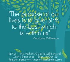 Join Jen Lemen and I for The Mother's Guide to Self-Renewal Online ...