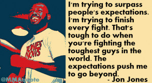 Jon Jones on surpassing expectations