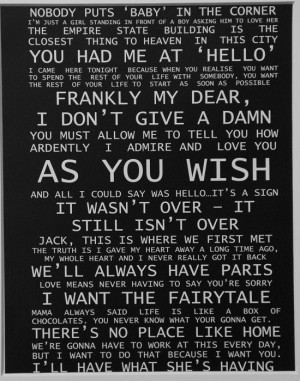 the rest of your life with somebody you want the rest of your life to ...