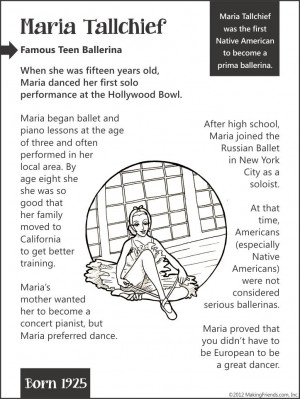 Maria Tallchief... Famous Teen Ballerina