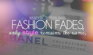 Famous Fashion Quotes Photo