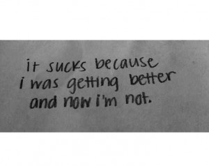 ... is a fight that i feel like i m losing more and more every day