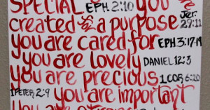 ... Painting Bible Verses on Canvas Painting Red Printing Whimsical Art. $